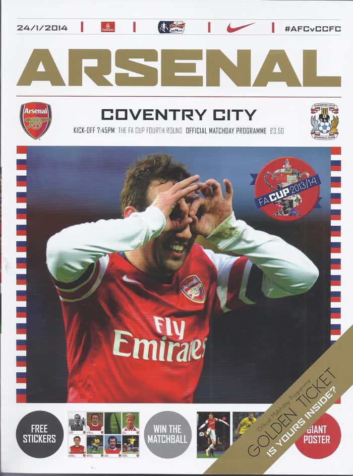 Arsenal FC v Coventry City FC